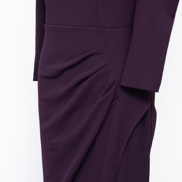 Xscape Evenings Off The Shoulder Scuba Gown - Picture 10 of 14